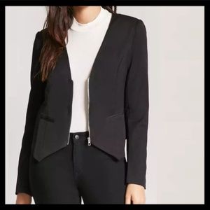 Pointed Hem Blazer